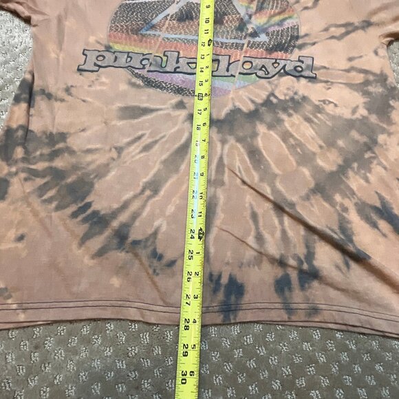 Pink Floyd Tie Dye Shirt SZ L/XL Dark Side of the Moon VTG Retro Band Tee Rocker - Picture 4 of 7